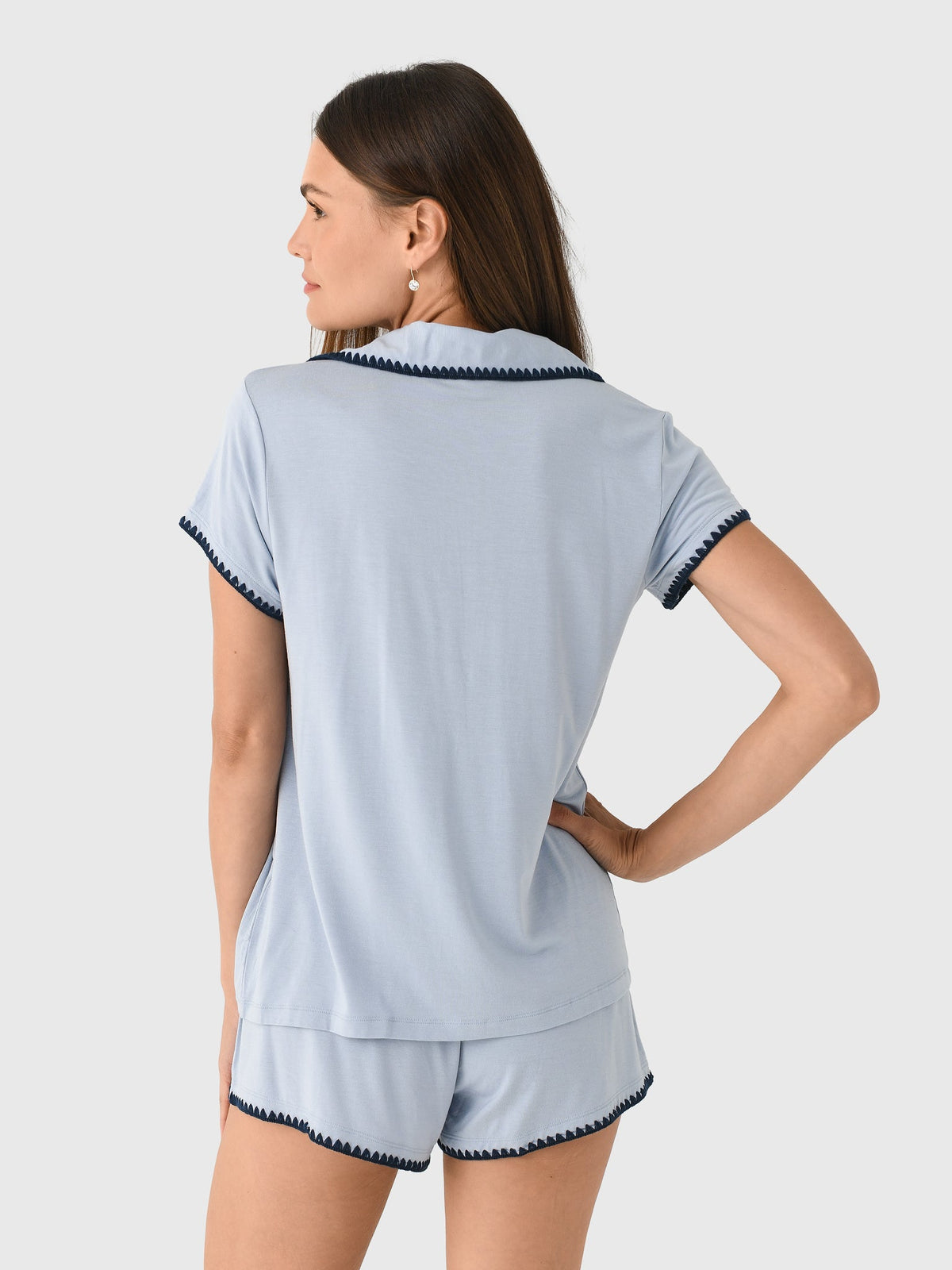 Eberjey Women's Frida Whipstitch Short Pajama Set
