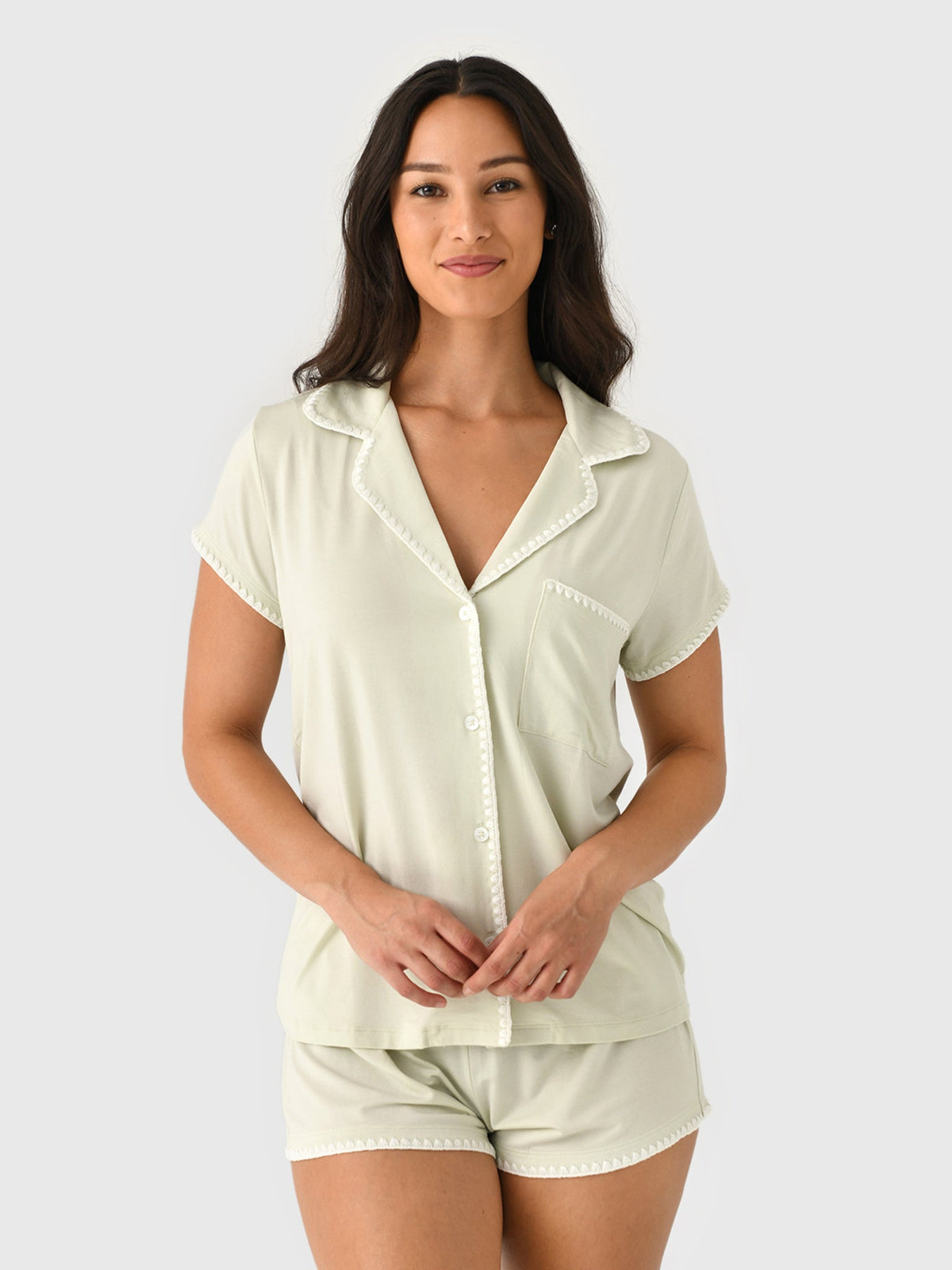 Eberjey Women's Frida Whipstitch Short Pajama Set