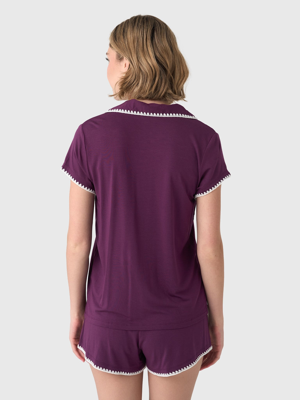 Eberjey Women's Frida Whipstitch Short Pajama Set