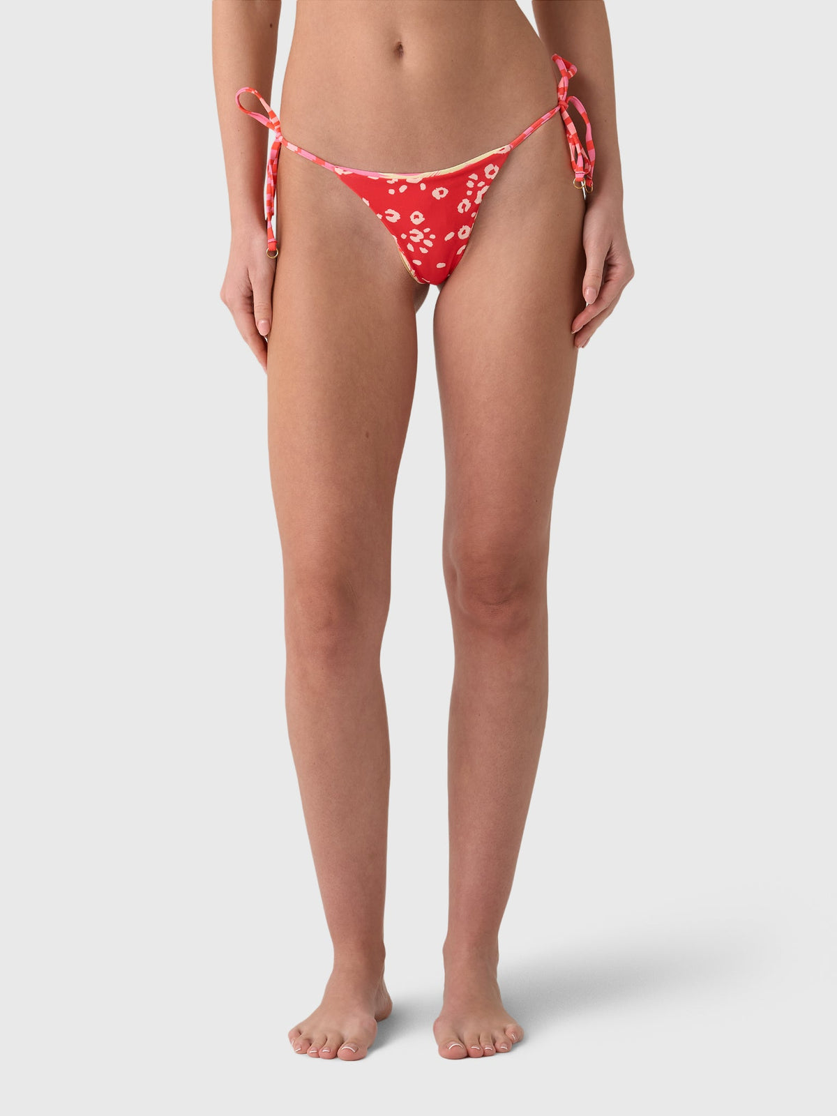 Maaji Women's Palm Excel Sunning Low Rise Tie Side Bikini Bottom