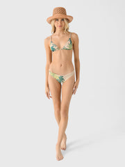 Maaji Women's Palm Glow Upbraid Sliding Triangle Bikini Top