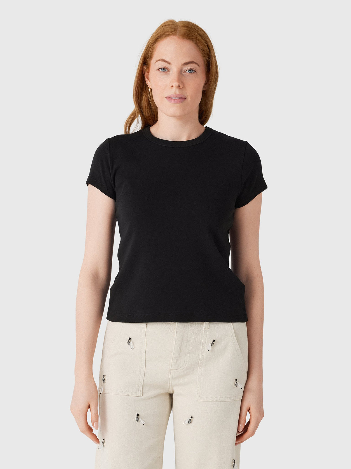 St. Agni Women's Organic Cotton Baby Tee