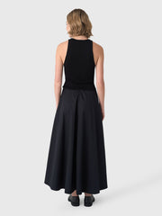 St. Agni Women's Knit Bodice Asymm Dress