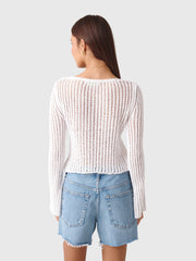 Asta Women's Fernanda Crochet Cardigan