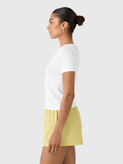 Enza Costa Women's Supima Cotton Bateau Tee