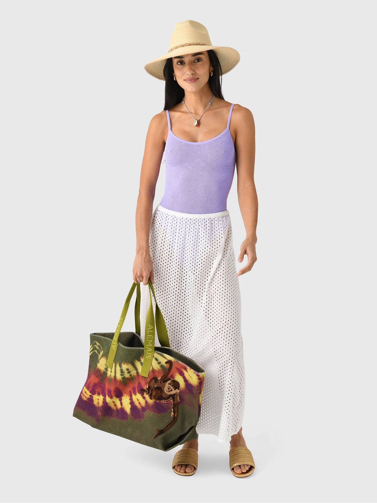 Solid & Striped Women's Eyelet Sydney Skirt