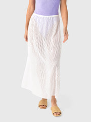 Solid & Striped Women's Eyelet Sydney Skirt