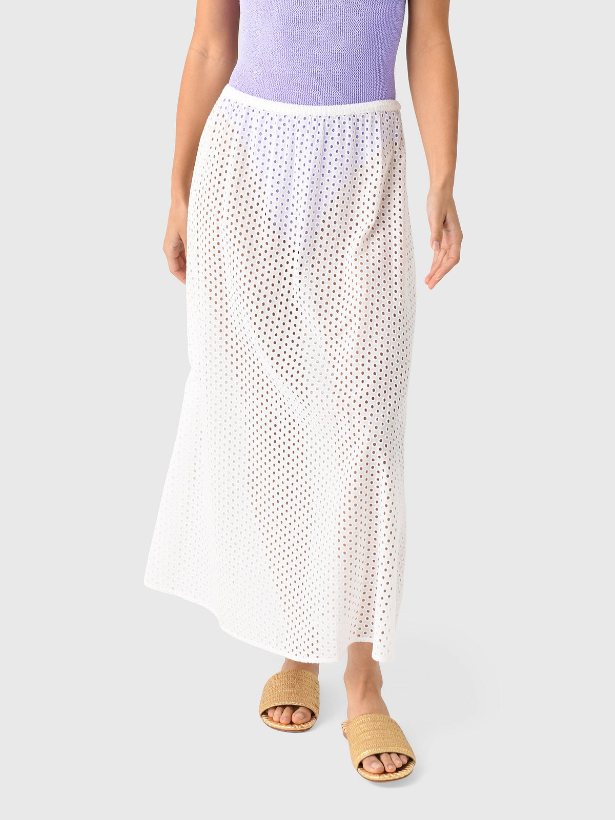 Solid & Striped Women's Eyelet Sydney Skirt