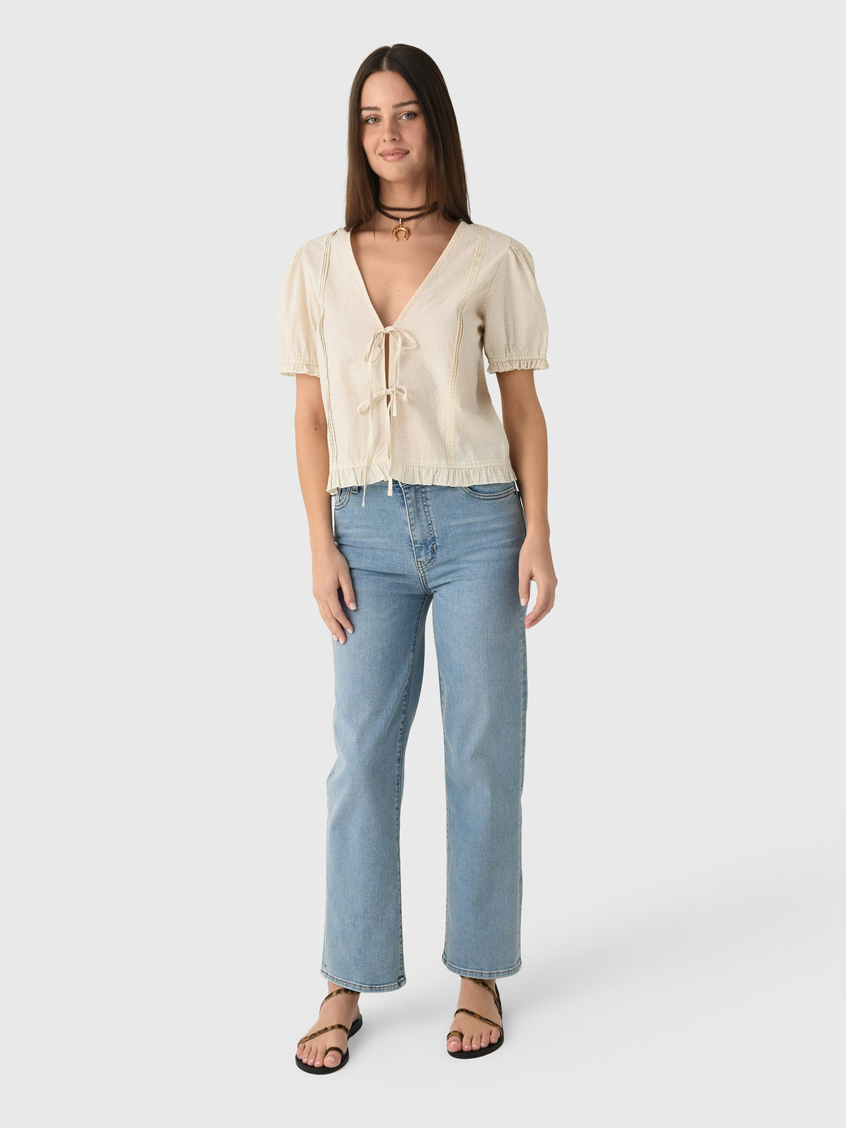Deiji Studios Women's Pintuck Top