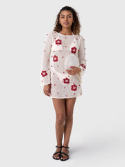 Leslie Amon Women's Treasure Hibiscus Mini Dress