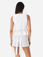 Never A Wallflower Women's Ruffle Wrap Top