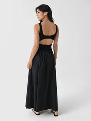 St. Agni Women's Bateau Cut Out Dress