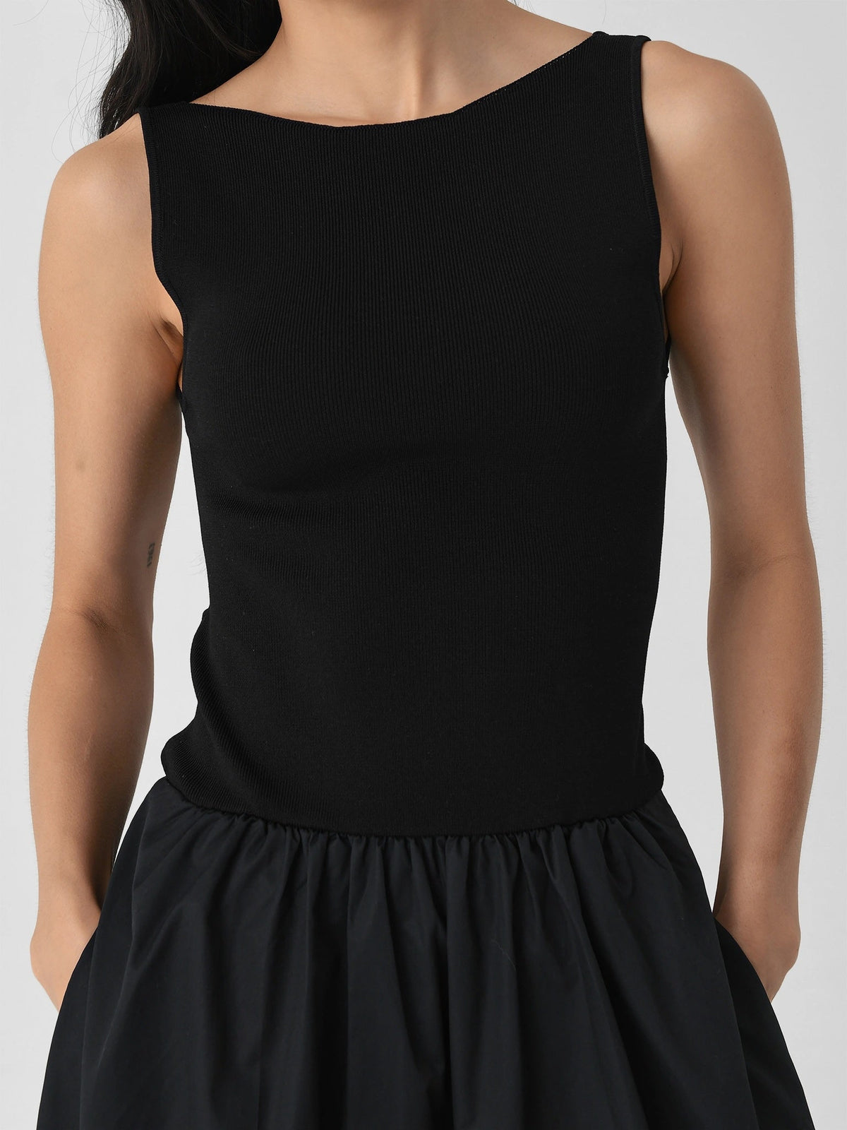 St. Agni Women's Bateau Cut Out Dress