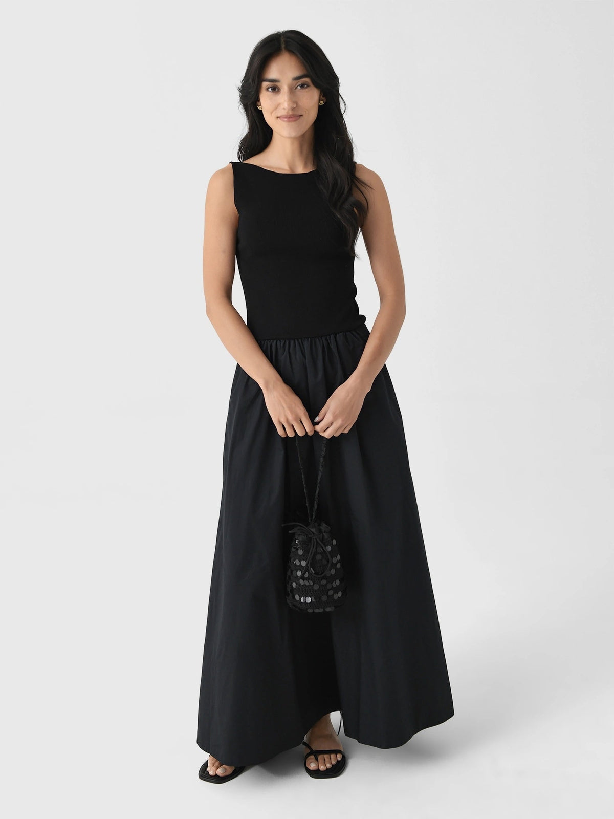 St. Agni Women's Bateau Cut Out Dress