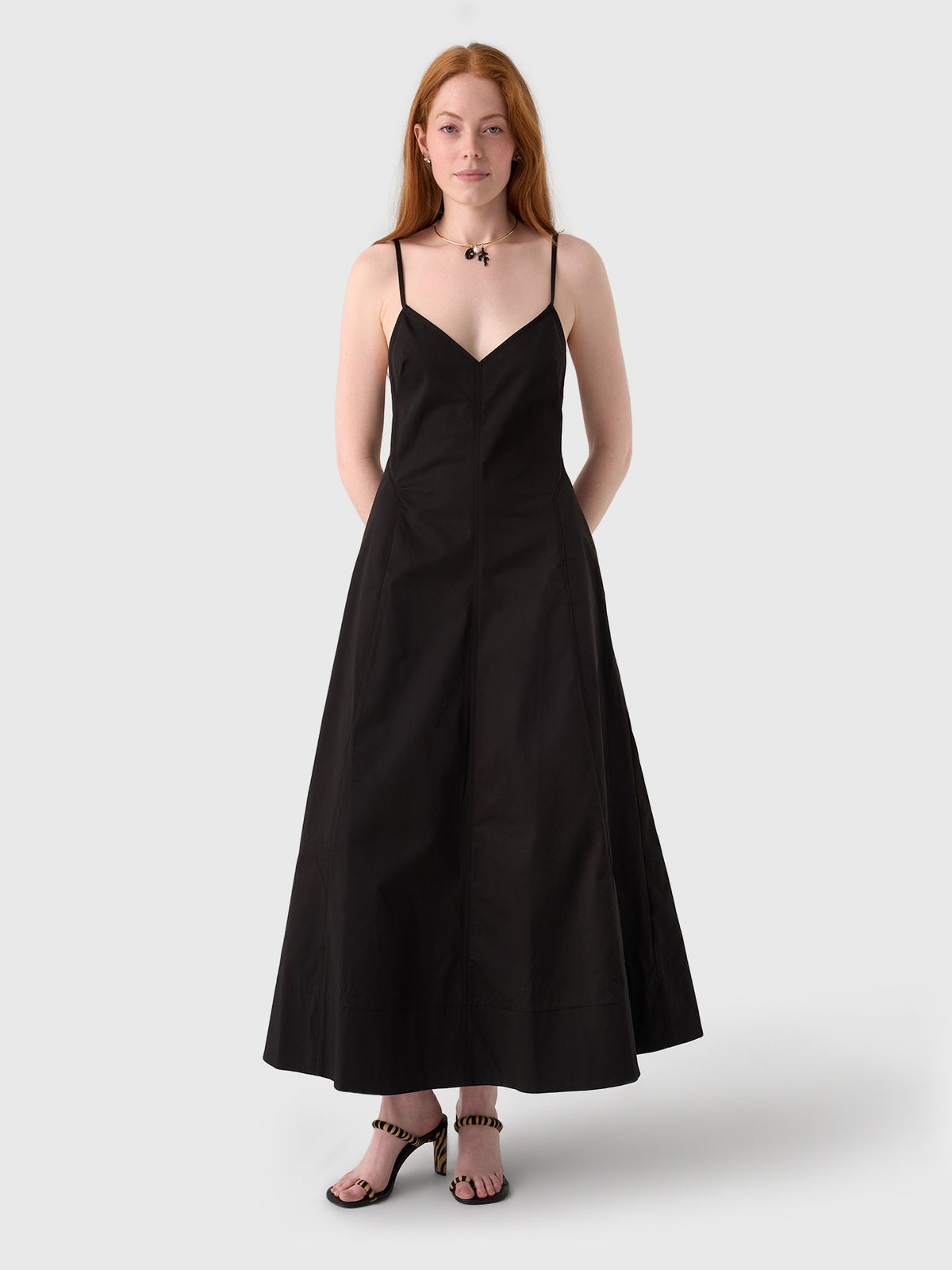 St. Agni Women's Structured Cotton Dress