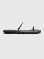 St. Agni Women's Woven Minimal Slide Sandal