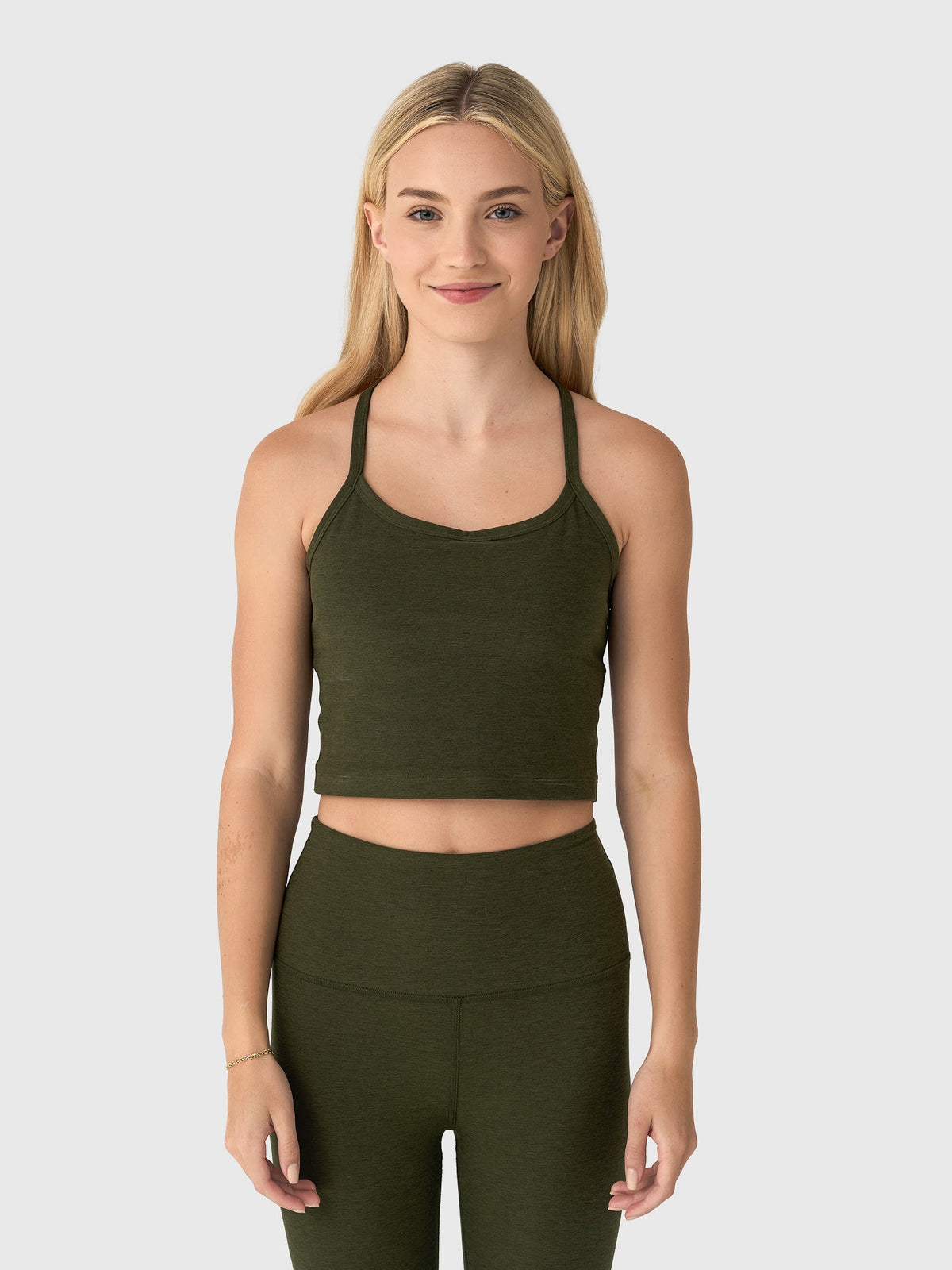 Beyond Yoga Women's Spacedye Slim Racerback Cropped Tank