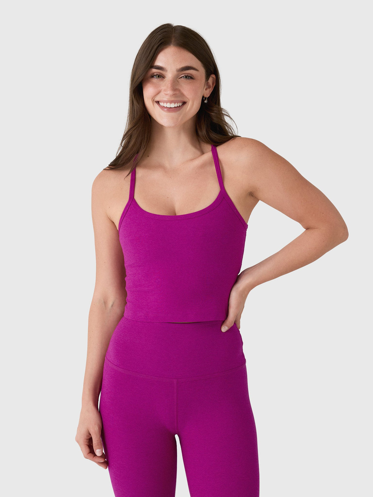 Beyond Yoga Women's Spacedye Slim Racerback Cropped Tank