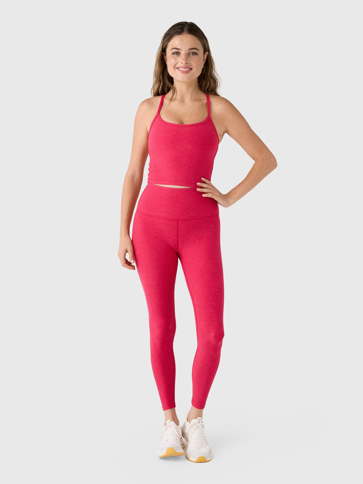 Beyond Yoga Women's Spacedye Slim Racerback Cropped Tank