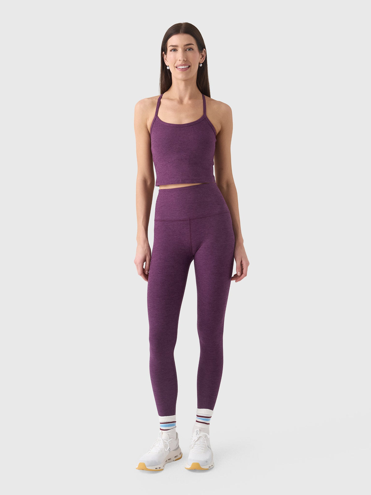 Beyond Yoga Women's Spacedye Slim Racerback Cropped Tank