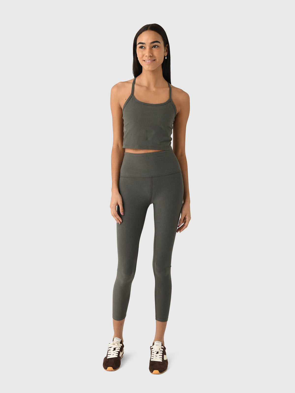 Beyond Yoga Women's Spacedye Slim Racerback Cropped Tank