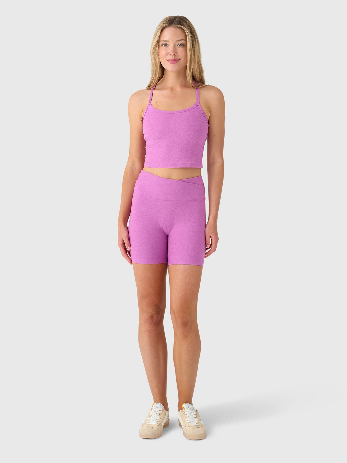 Beyond Yoga Women's Spacedye Slim Racerback Cropped Tank