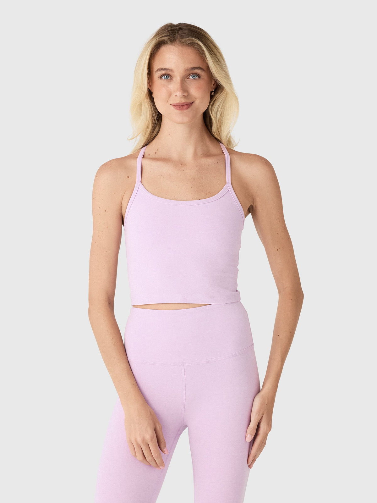 Beyond Yoga Women's Spacedye Slim Racerback Cropped Tank