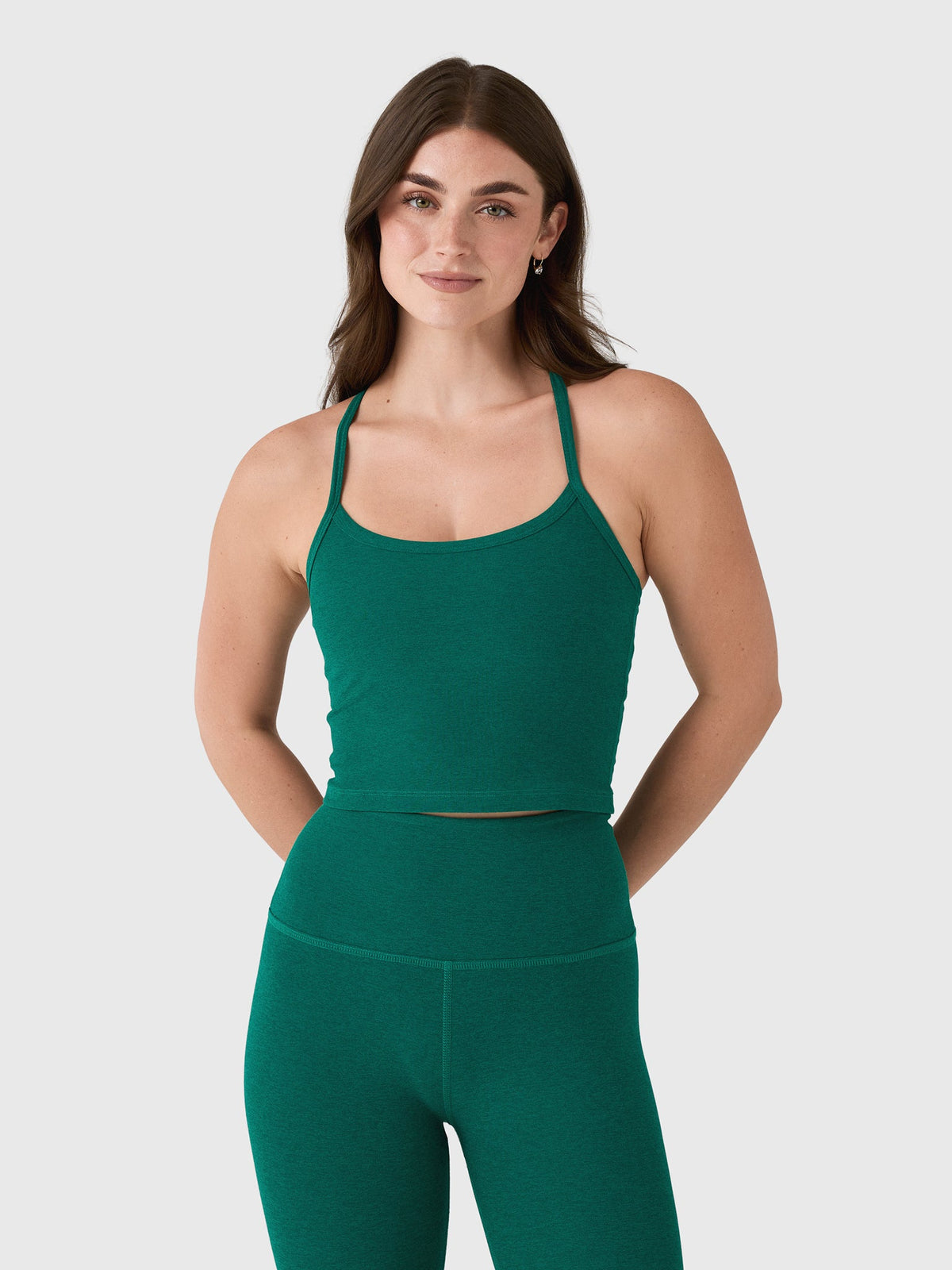 Beyond Yoga Women's Spacedye Slim Racerback Cropped Tank