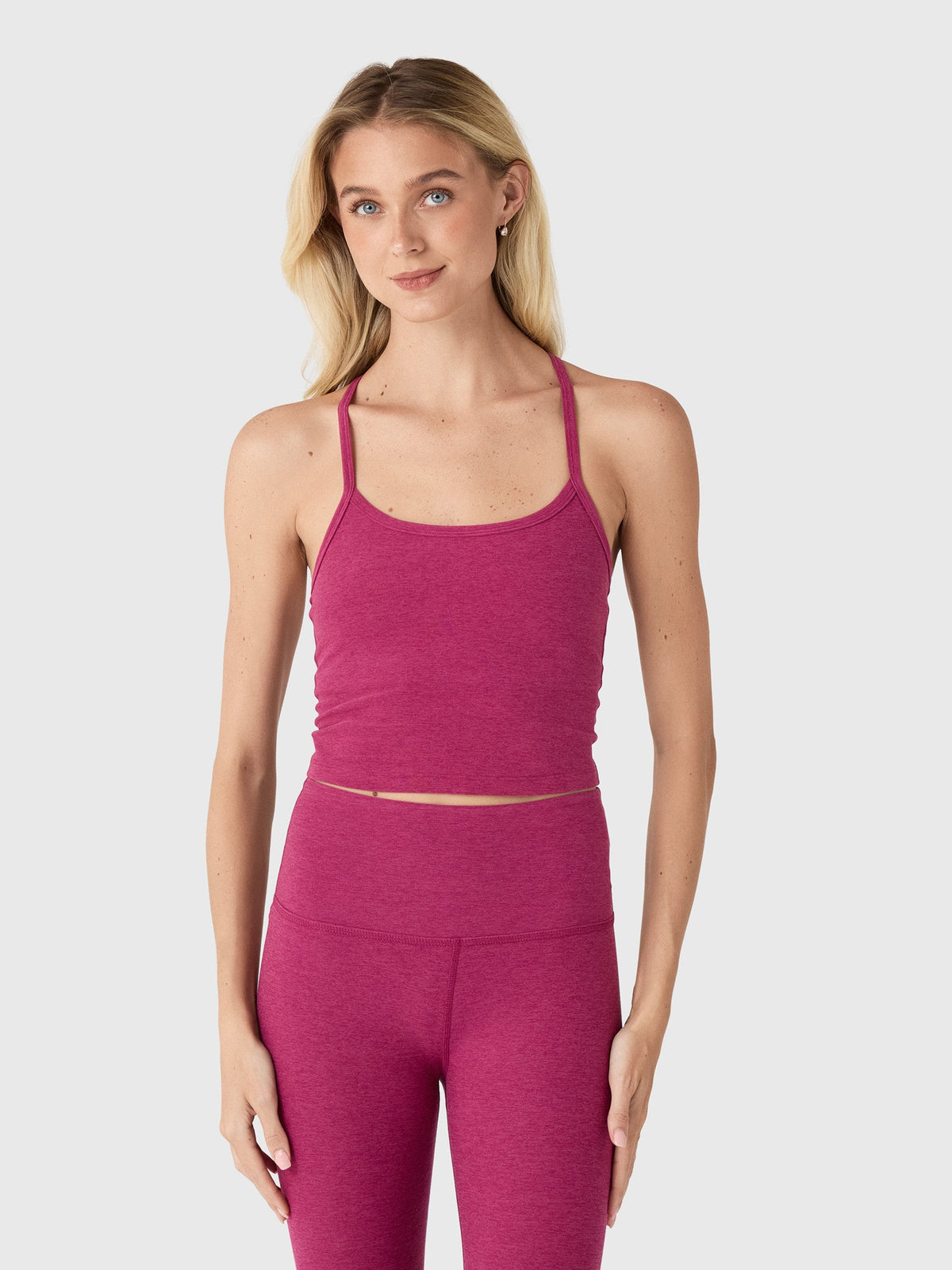 Beyond Yoga Women's Spacedye Slim Racerback Cropped Tank
