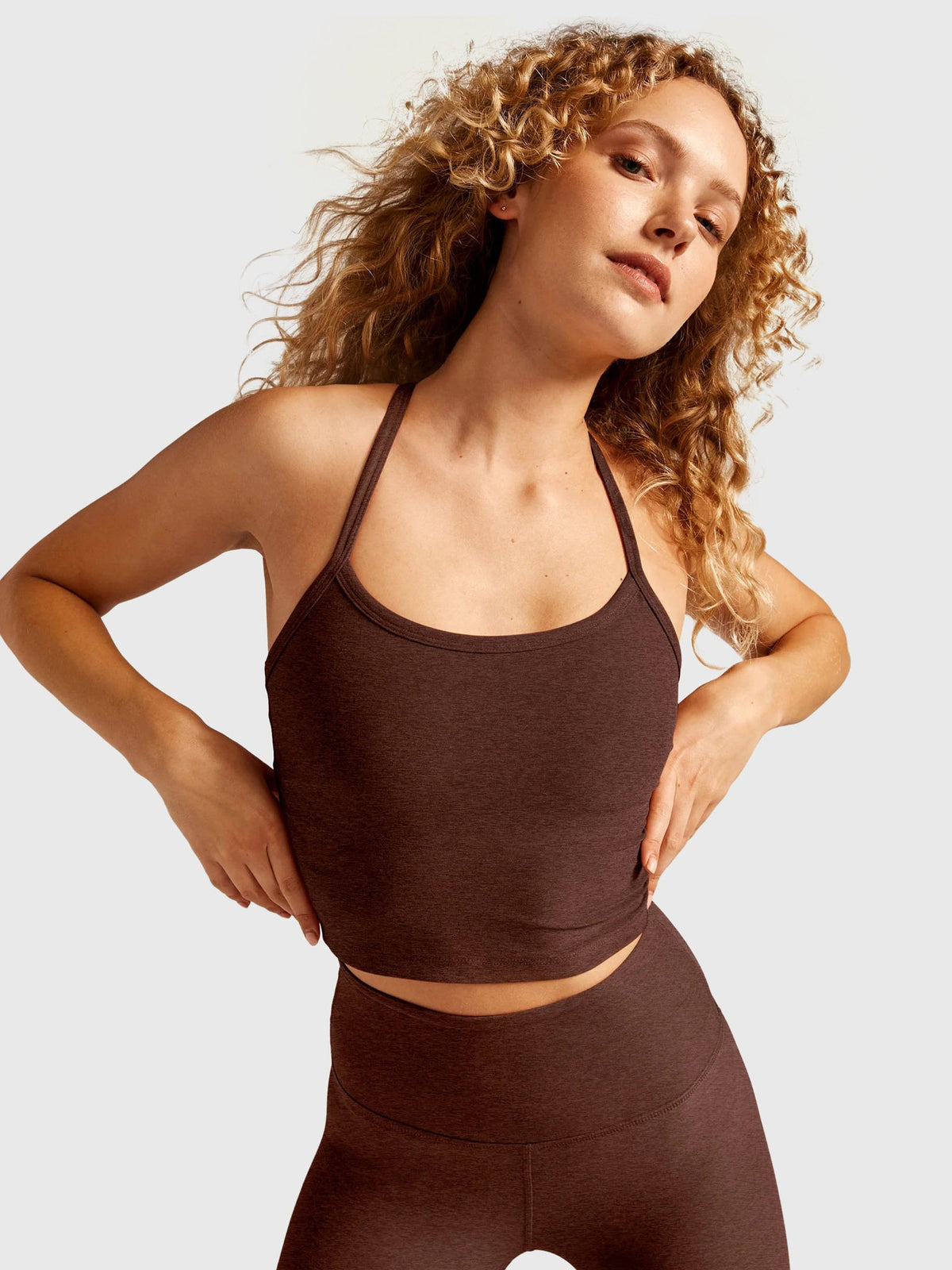 Beyond Yoga Women's Spacedye Slim Racerback Cropped Tank