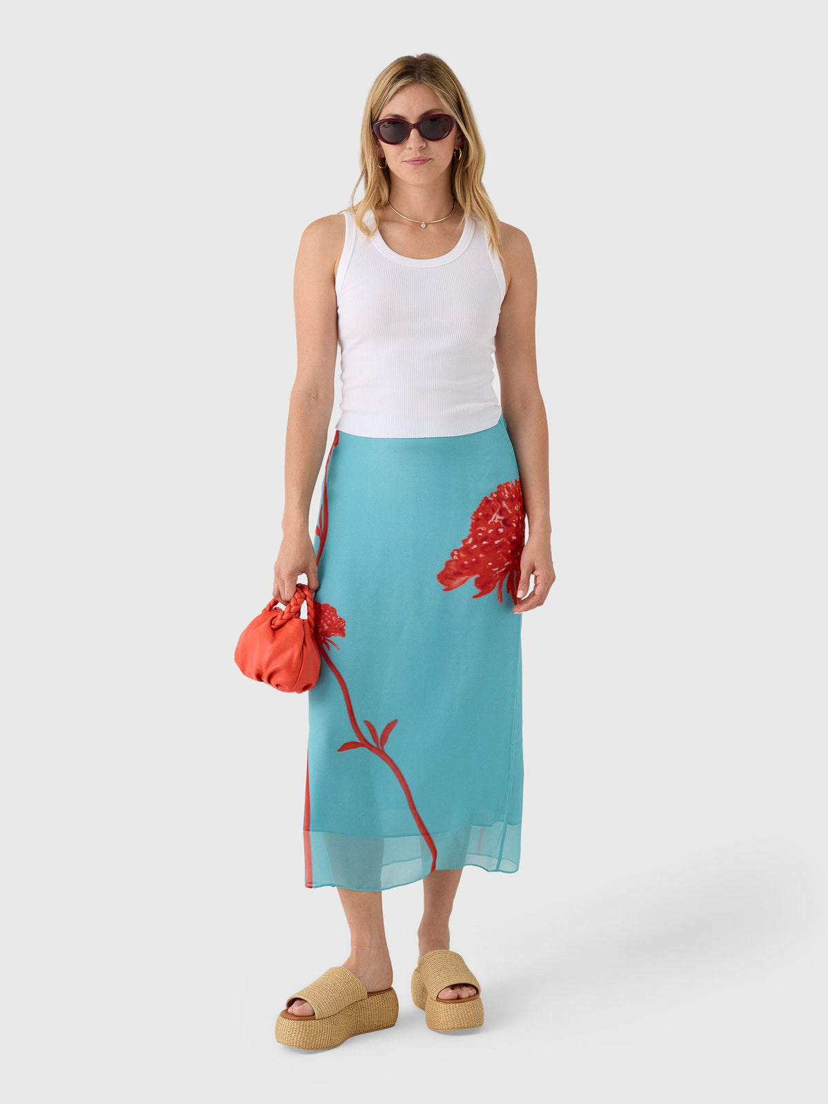 SIR. Women's Amelie Midi Skirt