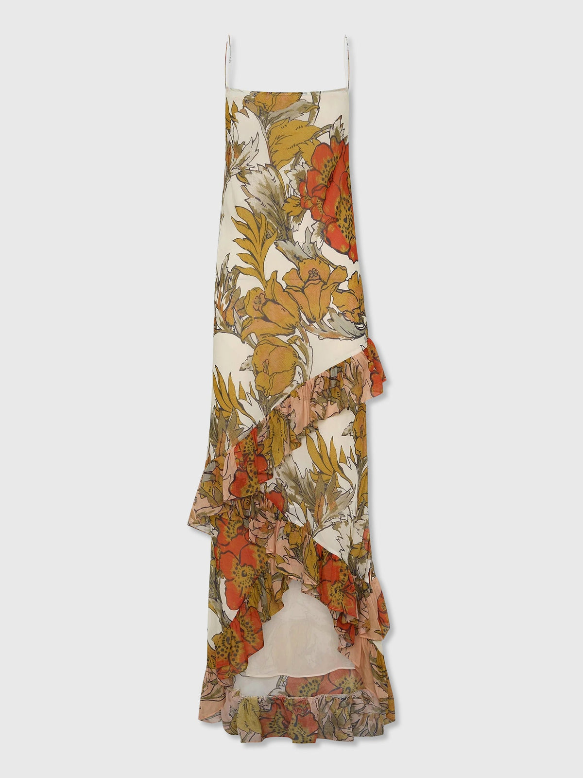 SIR. Women's Estella Ruffle Maxi Dress