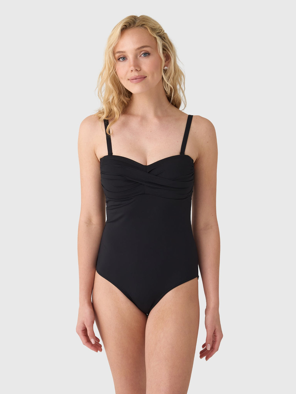 Sea Level Women's Essentials Edit Twist Bandeau One-Piece Swimsuit