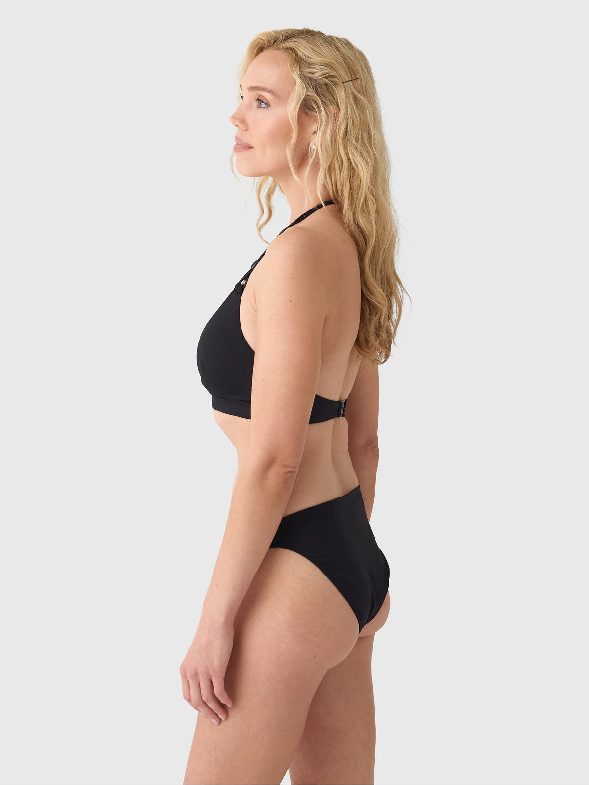 Sea Level Women's Essentials Edit Longline Halter Bikini Top