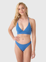 Sea Level Women's Essentials Edit Longline Halter Bikini Top