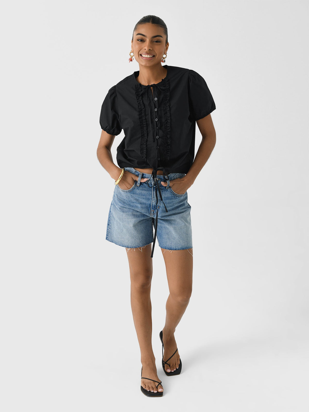 SLVRLAKE Women's Sienna Cut Off Short