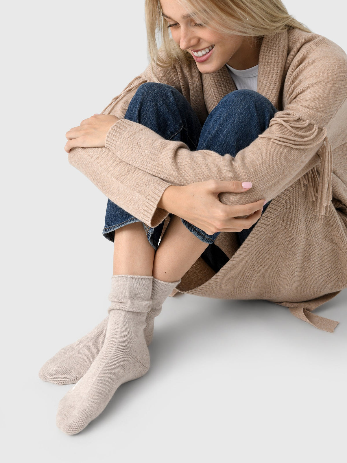 Vince Women's Cashmere Jersey Short Socks