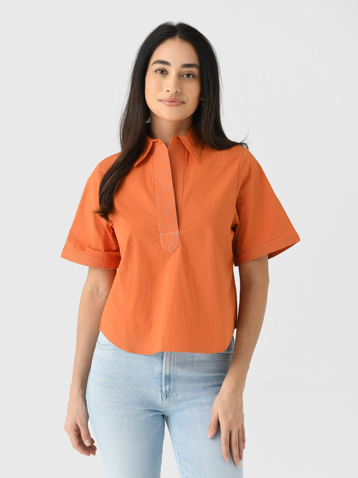 Never A Wallflower Women's Split Neck Top