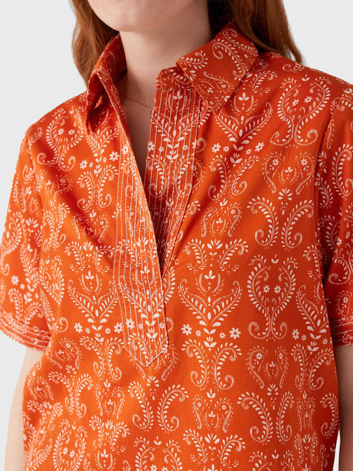 Never A Wallflower Women's Split Neck Top