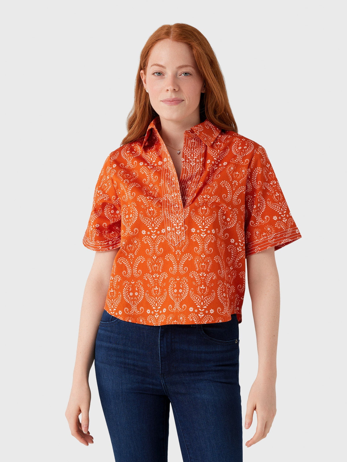Never A Wallflower Women's Split Neck Top