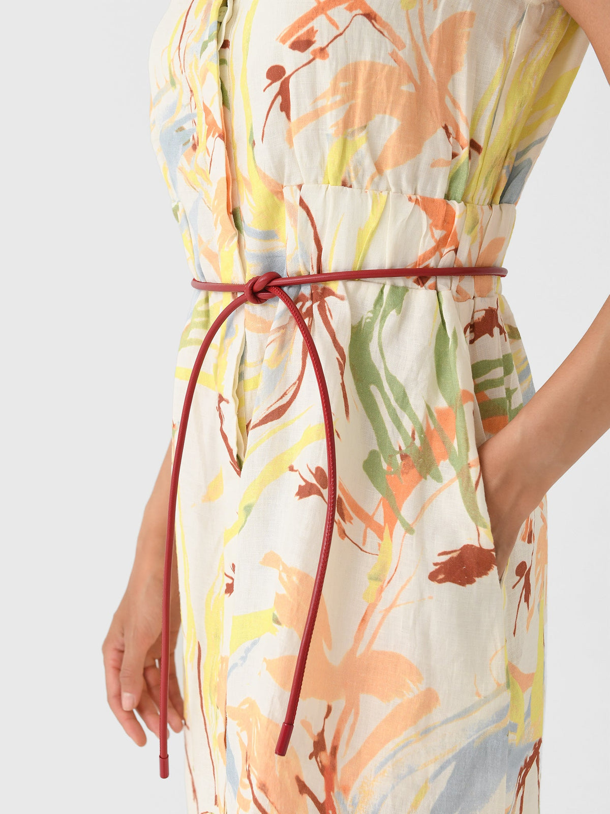 Never A Wallflower Women's Epaulet Shirt Dress