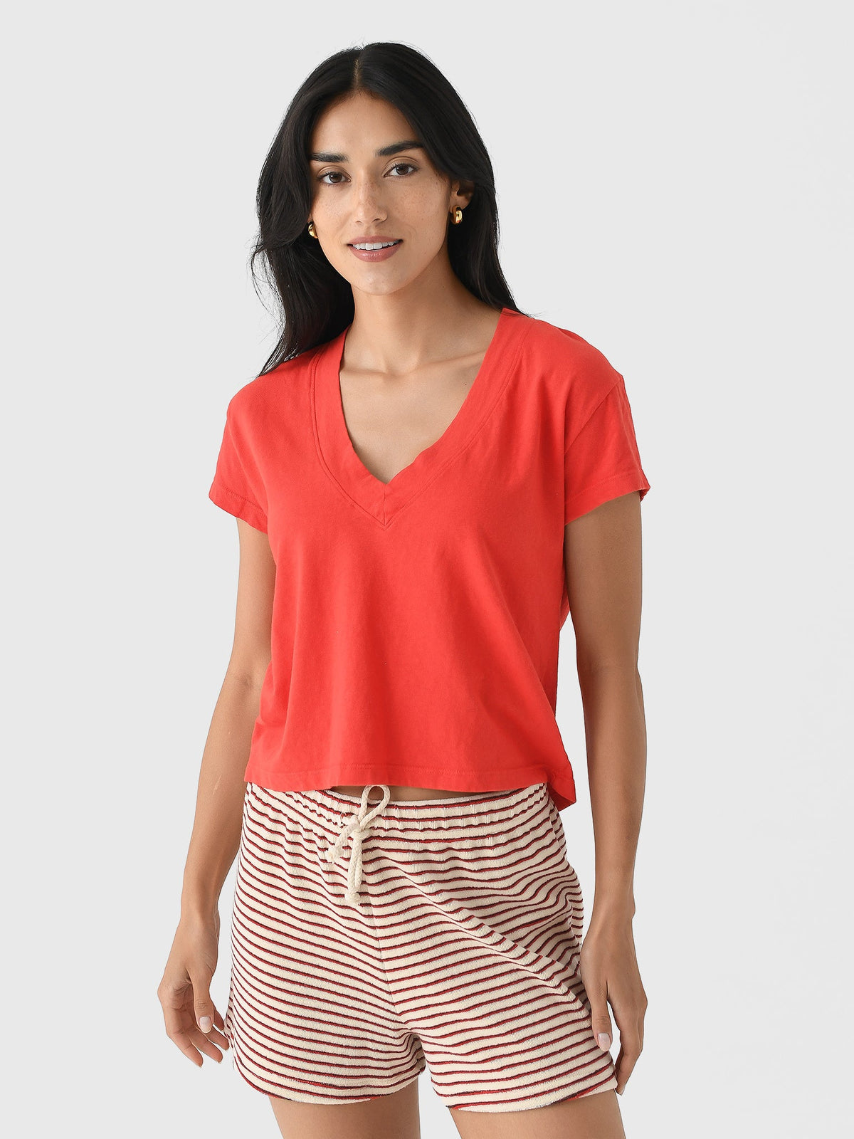 Perfect White Tee Women's Alanis V-Neck Tee
