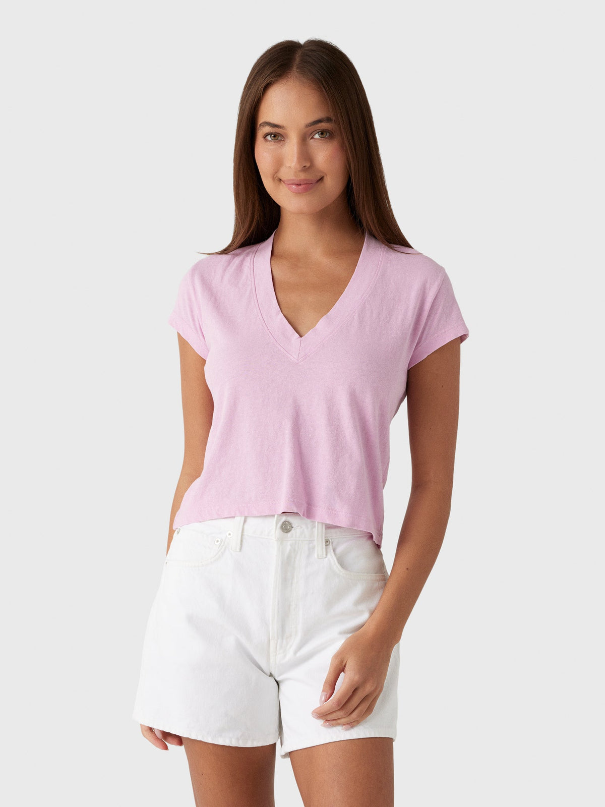Perfect White Tee Women's Alanis V-Neck Tee