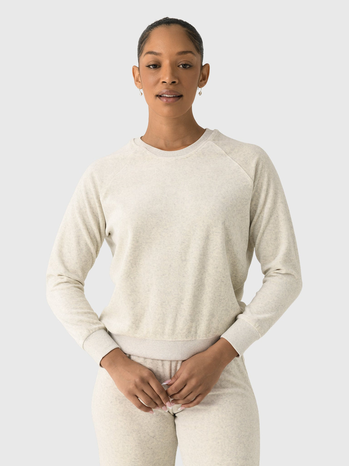 Perfect White Tee Women's Stella Velour Sweatshirt