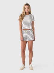 Perfect White Tee Women's Eve Stripe Terry Tee