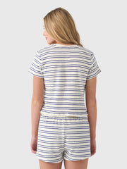Perfect White Tee Women's Eve Stripe Terry Tee