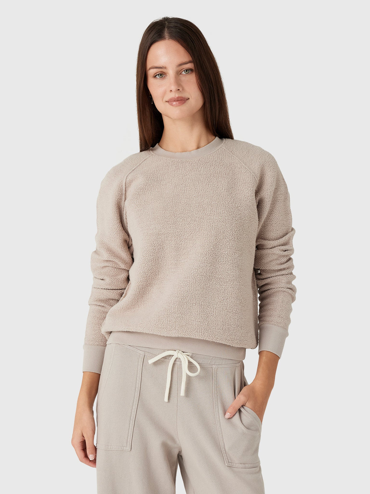 Perfect White Tee Women's Ziggy Reverse Shrunken Sweatshirt