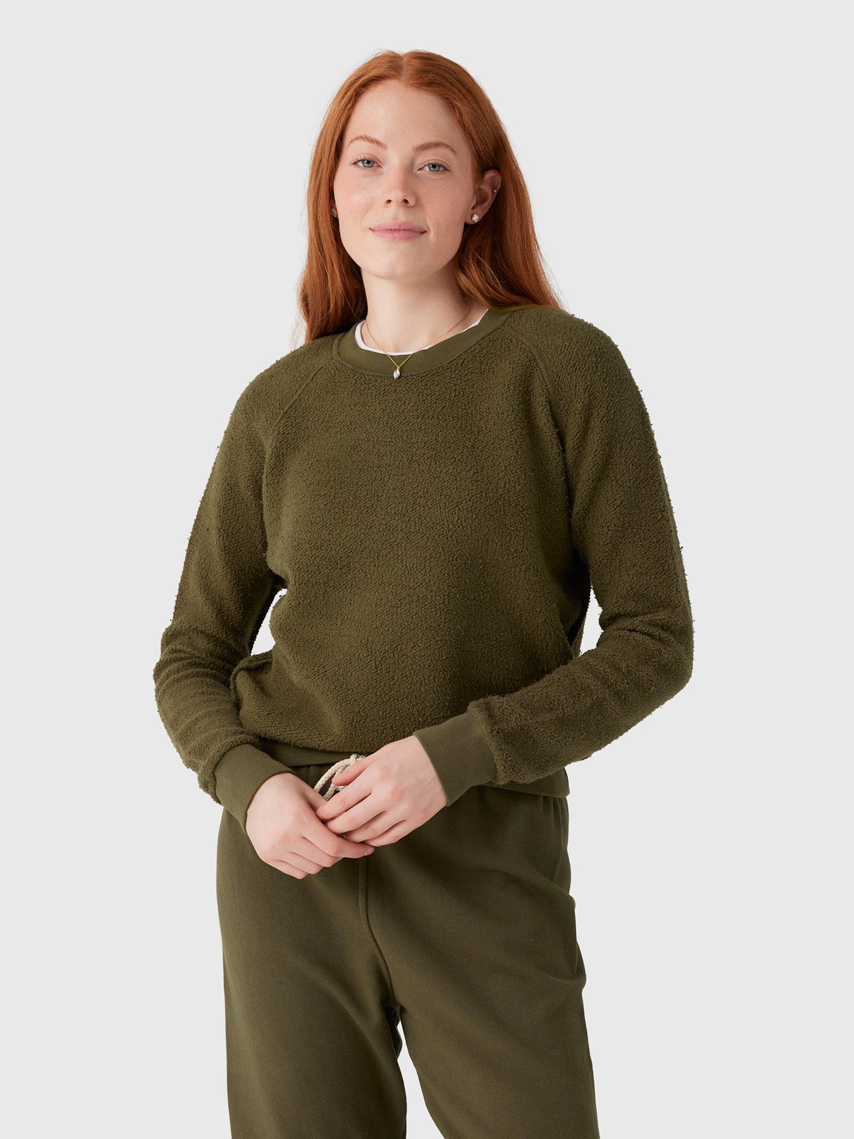 Perfect White Tee Women's Ziggy Reverse Shrunken Sweatshirt