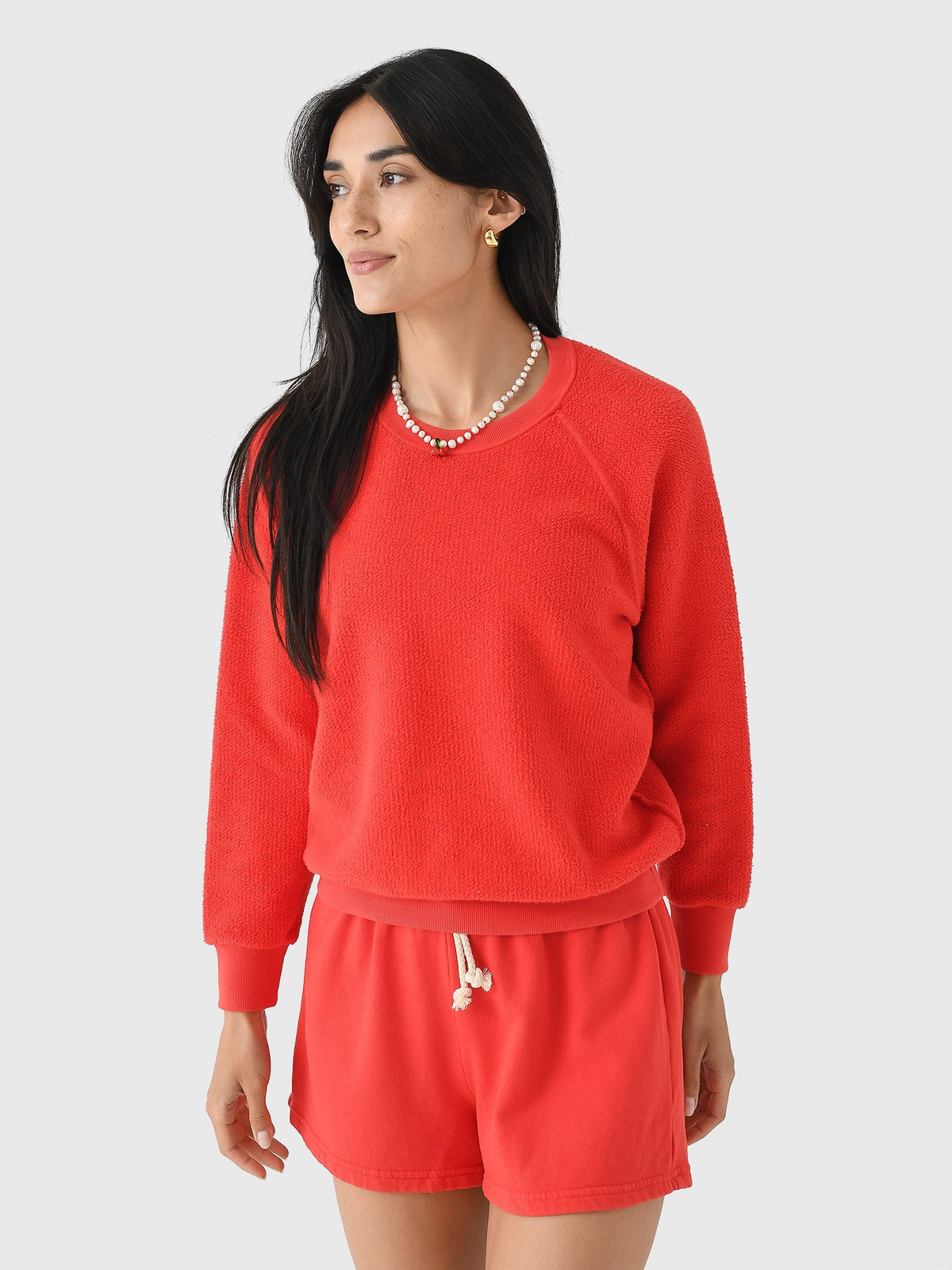 Perfect White Tee Women's Ziggy Reverse Shrunken Sweatshirt