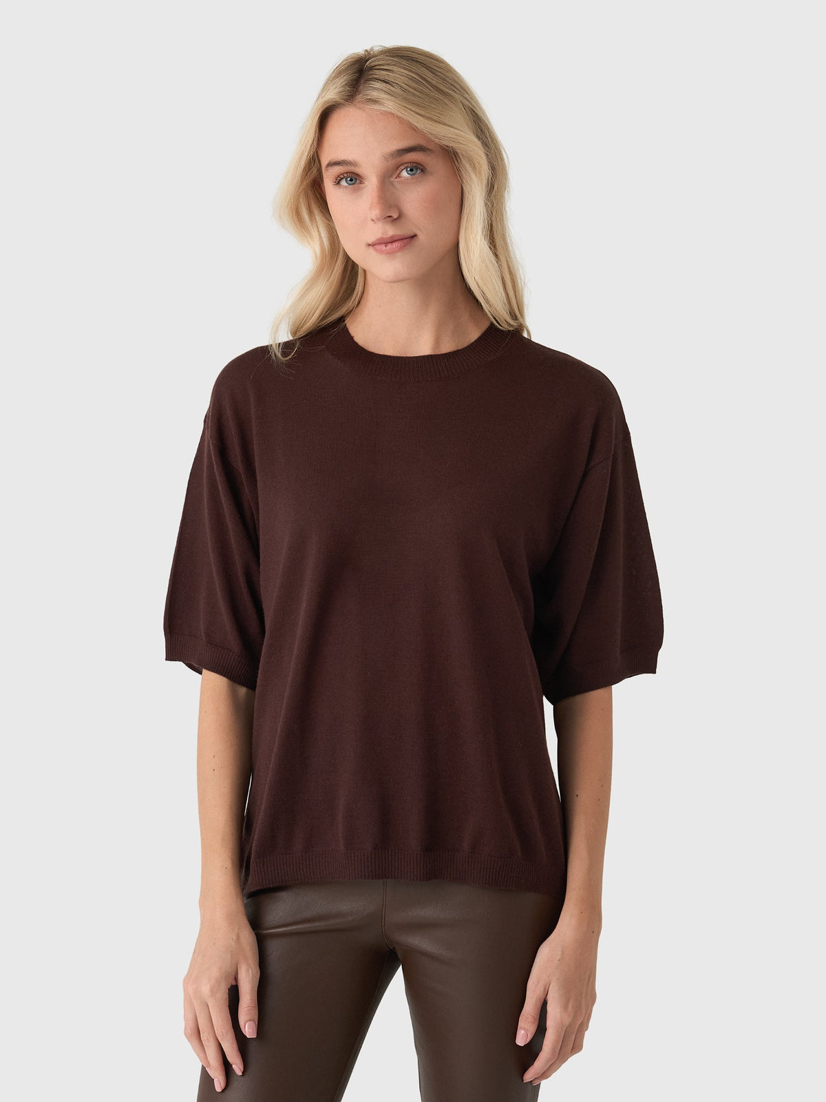 SPRWMN Women's Cashmere Boxy Tee